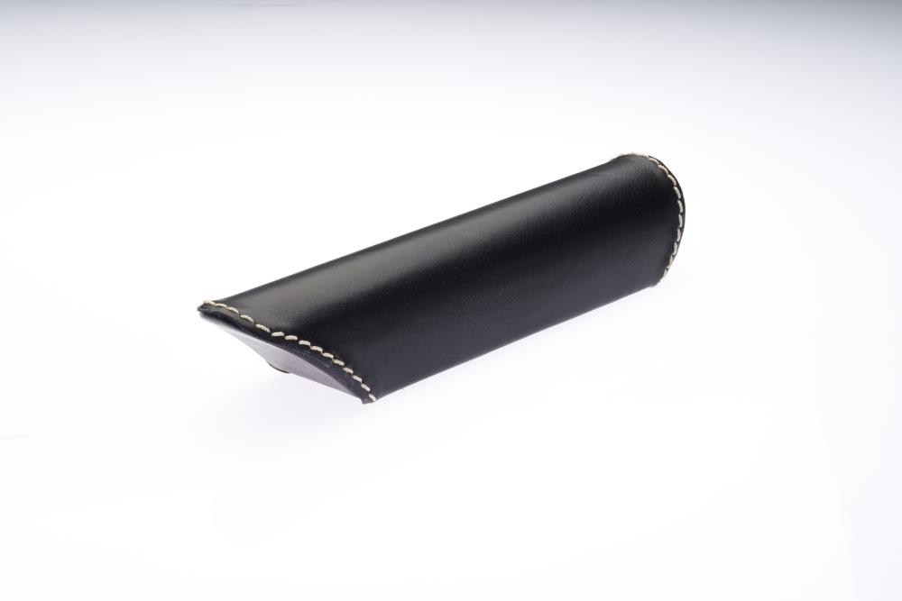 WLT32B - Black Leather Comb 32mm
